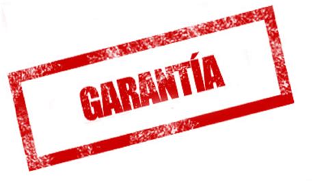 garantías de productos